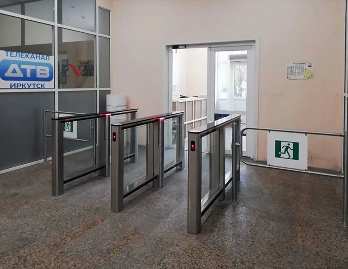 Couloirs de contrôle d’accès ST-01, Barrière BH-02, Bureau de Peretz-TV, Russie
