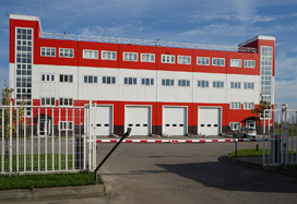 Barrière GS04, usine de meubles et d'étagères métalliques DiCom, Russie